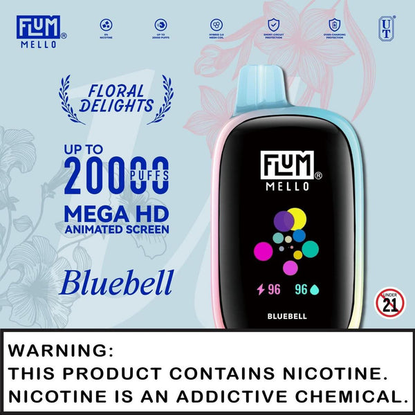 FLUM MELLO DISPOSABLE VAPE 5% NICOTINE - B & J Wholesale
