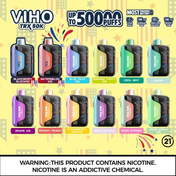 VIHO TRX 50K Disposable Vape - B & J Wholesale