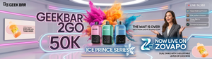Geek Bar 2GO 50K – Ice Prince Series Review, Flavors, Features & FAQs