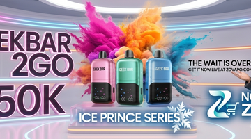 Geek Bar 2GO 50K – Ice Prince Series Review, Flavors, Features & FAQs