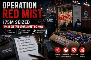 Operation Red Mist: $175M Seized. What Distributors Must Do Now.