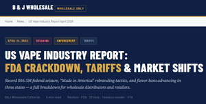 US Vape Industry Report: FDA Crackdown, Tariffs & Market Shifts