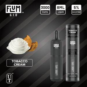 Flum Gio Tobacco Cream: A Perfect Balance of Rich Tobacco and Smooth Creaminess - B & J Wholesale