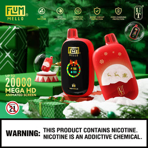 Flum Mello and Pebble Christmas Edition: A Festive Treat with 5% Nicotine 🎄❄️🎅 - B & J Wholesale