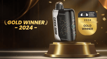 GEEKBAR PULSE X Wins Gold at the 2024 London Design Awards for Exceptional Product Design - B & J Wholesale