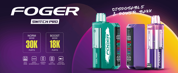FOGER SWITCH PRO 30K DISPOSABLE - B & J Wholesale 
