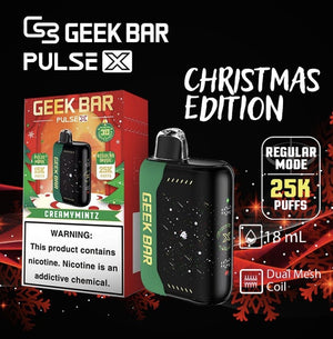 Geek Bar Pulse X 25K: Dual Mesh Coil, 25,000 Puffs, Quick Charge - B & J Wholesale 