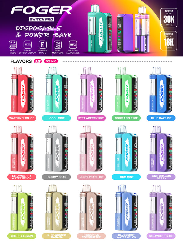 FOGER SWITCH PRO 30K DISPOSABLE