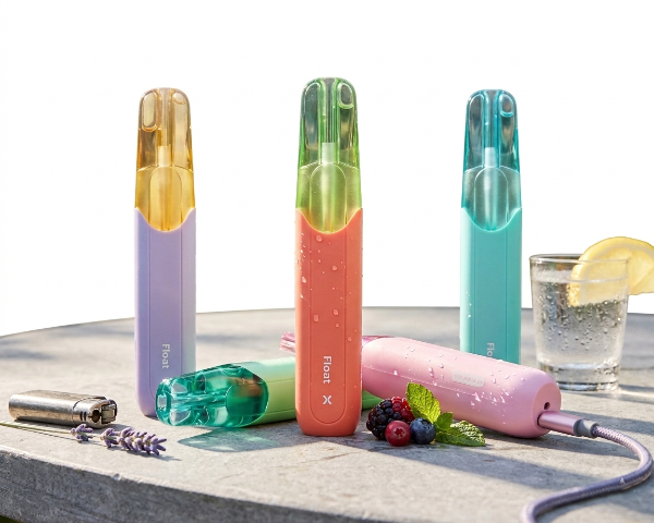 FLUM Float X 10K Disposable Vape – 10,000 Puffs Rechargeable Clear Tank Device