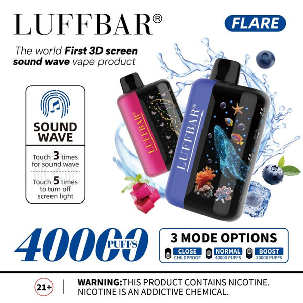 Luff Bar FLARE 40K Disposable