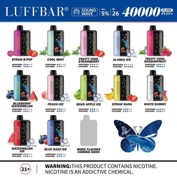 Luff Bar FLARE 40K Disposable