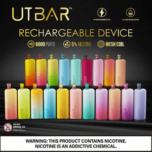 FLUM UT BAR CITRUS CAKE - e-liquid and battery meters bjwholesale