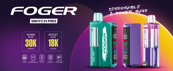 FOGER SWITCH PRO 30K DISPOSABLE BUNDLE - 5 PACK