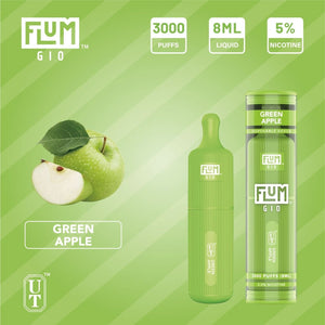FLUM GIO GREEN APPLE - B & J Wholesale
