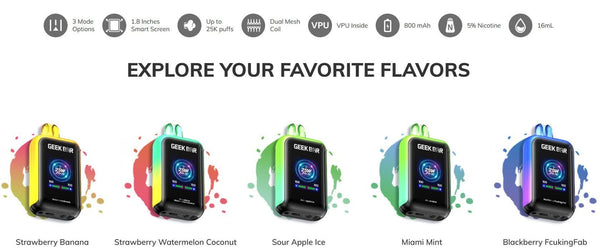 GEEK BAR SKYVIEW 25K DISPOSABLE VAPE | DIGIFLAVOR - B & J Wholesale