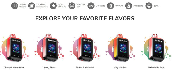 GEEK BAR SKYVIEW 25K DISPOSABLE VAPE | DIGIFLAVOR - B & J Wholesale