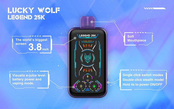 Lucky Wolf Legend 25K Disposable - B & J Wholesale