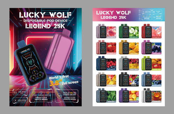 Lucky Wolf Legend 25K Disposable - B & J Wholesale