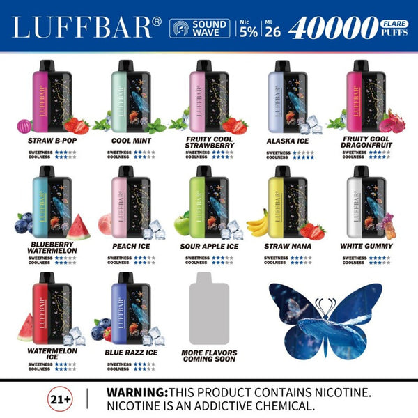 Luff Bar FLARE 40K Disposable - B & J Wholesale