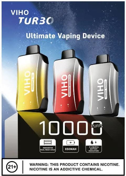 VIIHO TURBO 10K PUFFS - B & J Wholesale