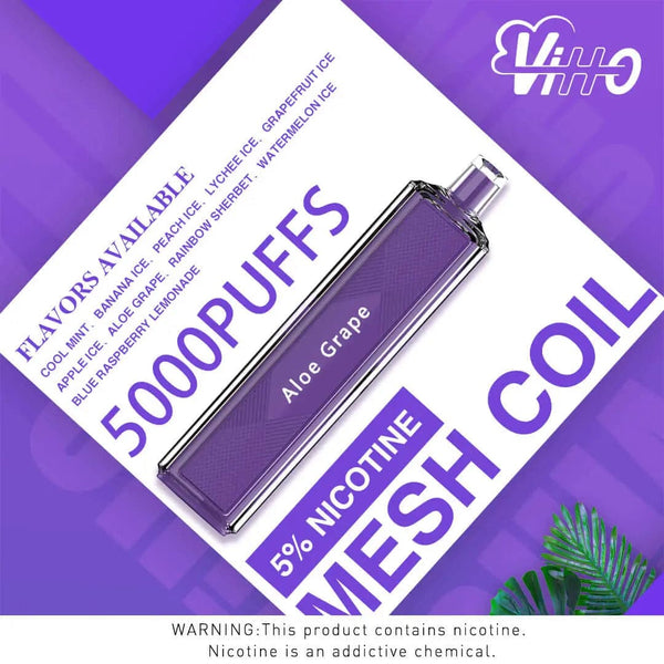 VIHO 5000 Puffs Disposable - B & J Wholesale